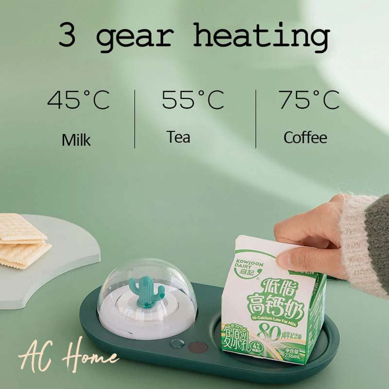 Cup Warmer Heater Mug Heating Coaster Smart Thermostatic Hot Plate Milk, Tea & Water Heating Pad