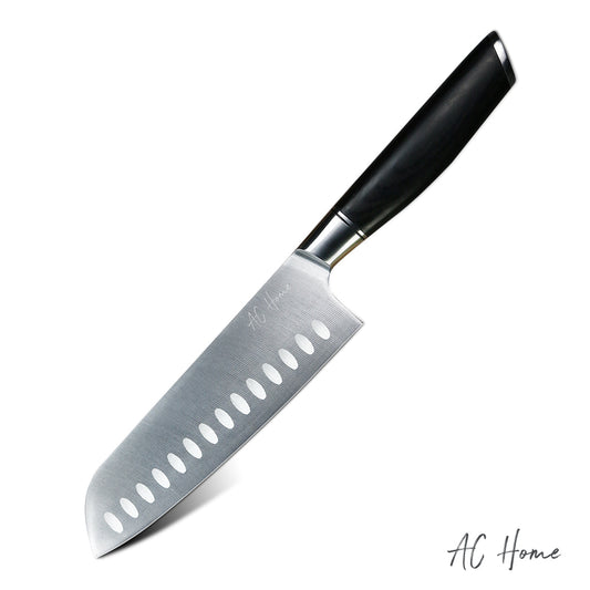High Quality 14116 Stainless Steel 5Cr15MoV forged kitchen Santoku Knife
