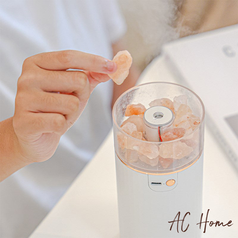 Himalaya Crystal Salt Stone Air Humidifier  Ultrasonic Humidifier for Home Increase Your Air Quality